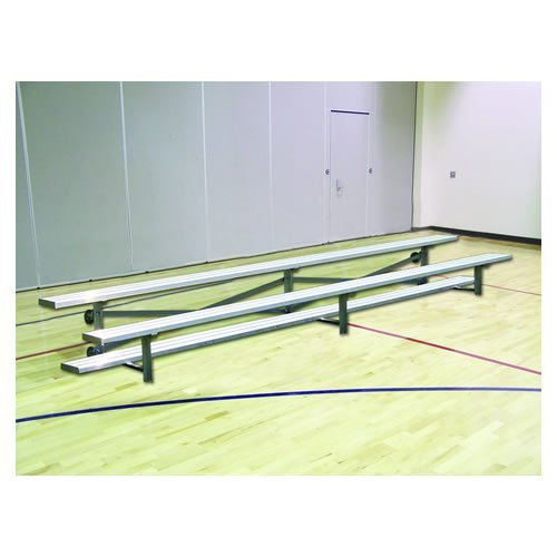 15' All-Aluminum Tip & Roll Bleacher (2-Row)