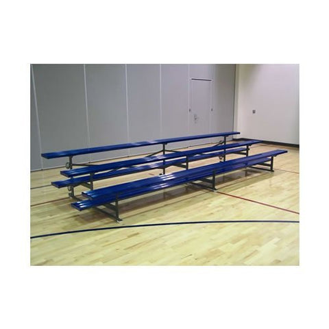 21' Powder Coated Tip & Roll Bleacher (3-Row)