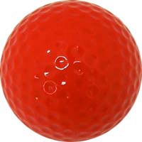 Colored Golf Balls - Red (Dozen)