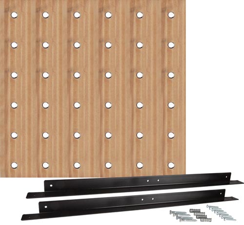 36" Square Pegboard w- Mounting Bracket