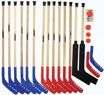 42" Deluxe Wood Hockey Set