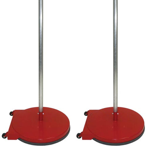 Dome Base Game Standards with Wheels - 24"  (Red)