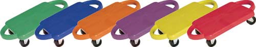 Heavy Duty Swivel Scooters - 12" (Set of 6)