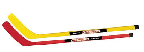 Cosom 36" Hockey Sticks (1 Red-1 Yellow)