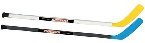 Cosom 43" Hockey Sticks (1 Blue-1 Yellow)