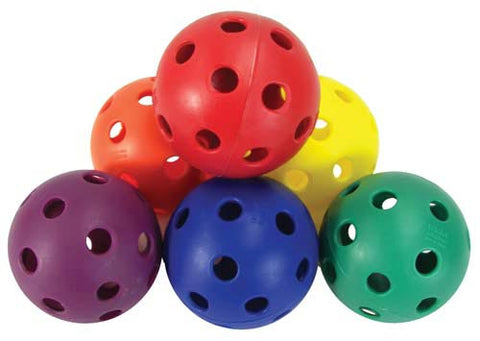 Rainbow Hockey Balls (Set of 6)