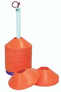 Disc-Half Cone Carrier w- 72 Orange Cones