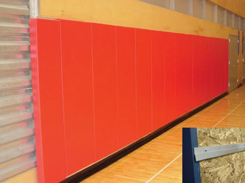 24" x 60" Indoor Wainscot Wall Padding w- Z-Clip Mounting