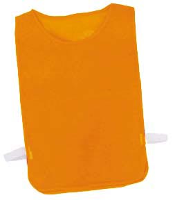 Adult Nylon Mesh Pinnie - Orange