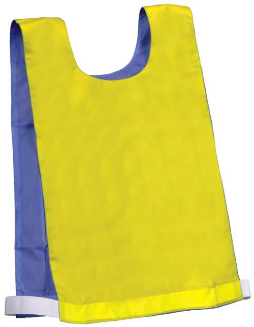 Reversible Pinnies - Yellow-Blue (Dozen)