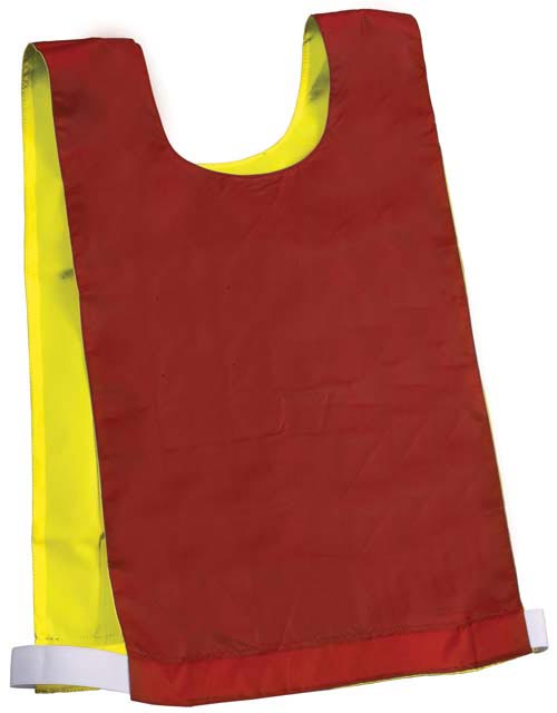 Reversible Pinnies - Red-Yellow (Dozen)