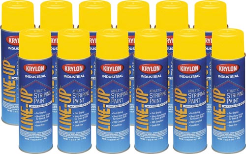 Krylon Athletic Paint - Yellow (Case-12)