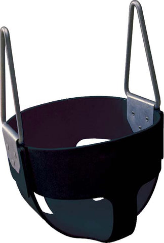 Rubber Enclosed Infant Swing Seat - Black