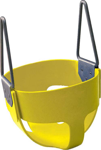 Rubber Enclosed Infant Swing Seat - Yellow