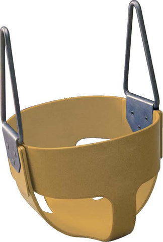 Rubber Enclosed Infant Swing Seat - Tan