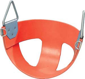 Bucket Rubber Swing Seat - Red