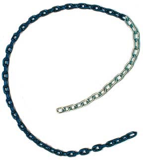 Coated Swing Chain - 8.5' x 3-16" (Blue)