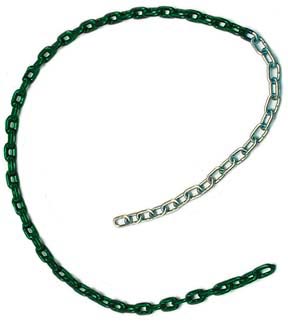 Coated Swing Chain - 8.5' x 3-16" (Green)