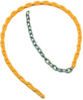 Coated Swing Chain - 8.5' x 3-16" (Yellow)