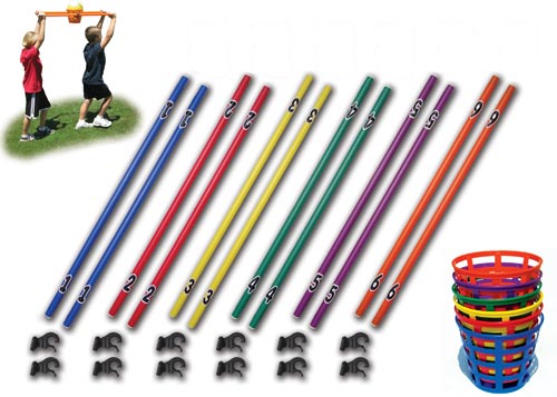 TeamPoles - Set of 6 Pair (2 of each color)