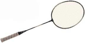 Heavy-Duty Steel Badminton Racquet