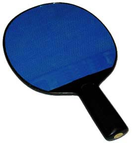 Poly Table Tennis Paddle w- Rubber Face