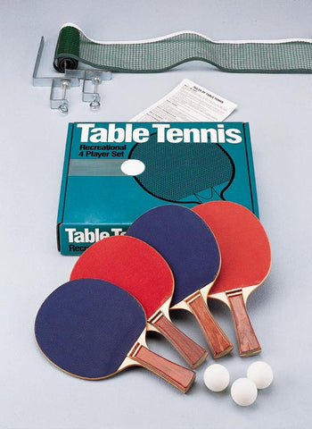 4-Player Table Tennis Set