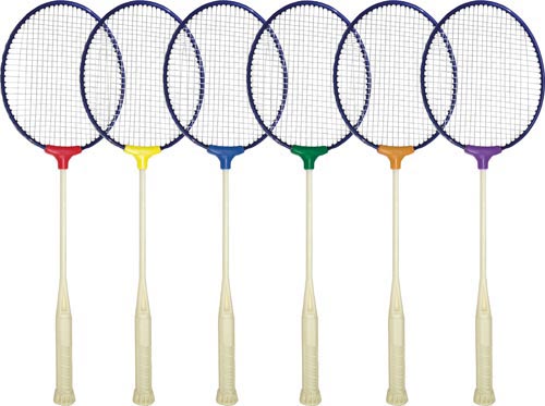 Break Resistant Badminton Racquets - Set of 6