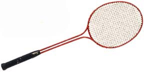 Twin Shaft Steel Badminton Racquet