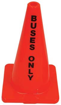 18" Message Cone - Buses Only