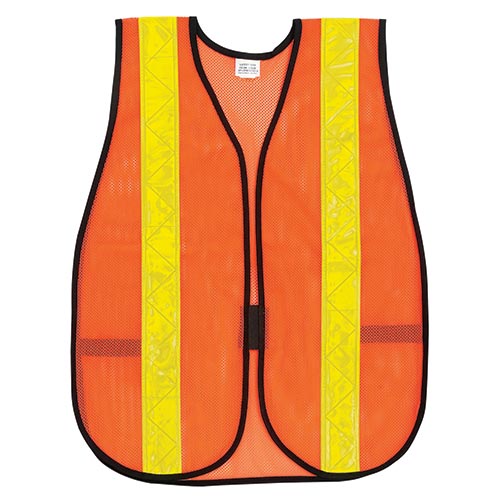 High-Quality Mesh Reflective Vest - Orange