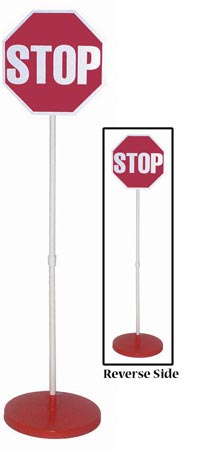 Stop-Stop Sign & Base w-o Lights