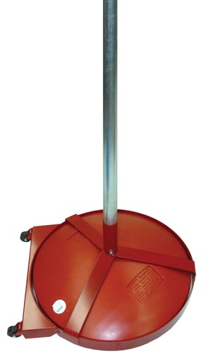 Heavy Base Unit w- Pole & Wheel Bracket