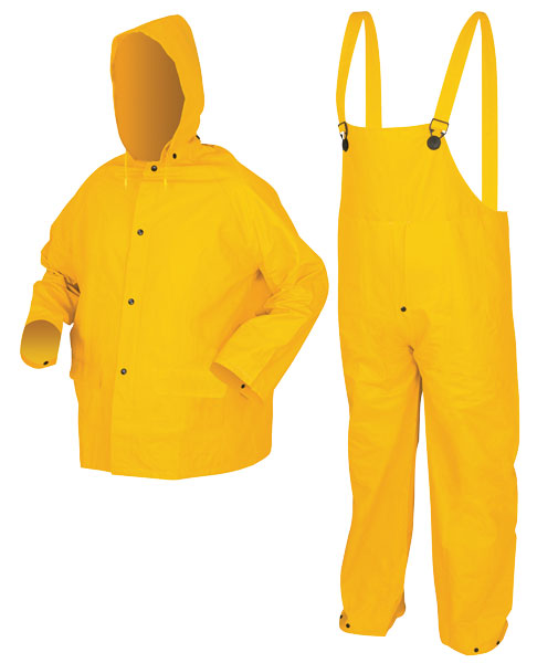 3-Piece Rain Suit - Medium