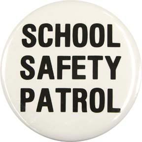 School Safety Patrol Buttons