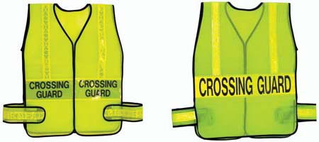 Crossing Guard Vest - Lime w- Lime (Standard)