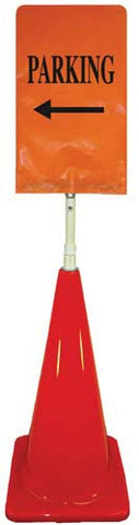 Cone Sign Kit - PARKING (Left Arrow) (orange)