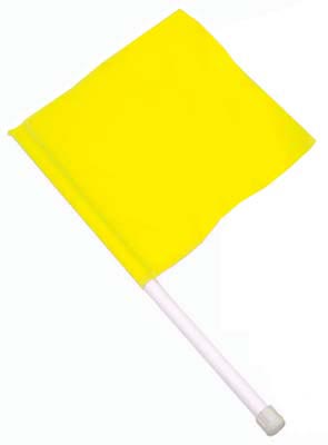 Hand-Held Flag - Yellow