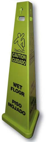 Tri-View 3-Sided Wet Floor Sign