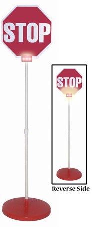 Stop-Stop Sign & Base w- Lights