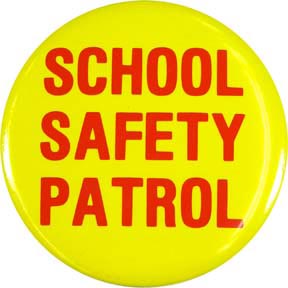 School Safety Patrol Button