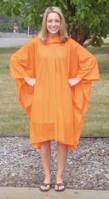 Orange Poncho