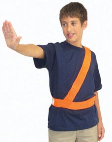 Orange Safety Patrol Belt - Medium