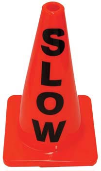 18" Message Cone - Slow