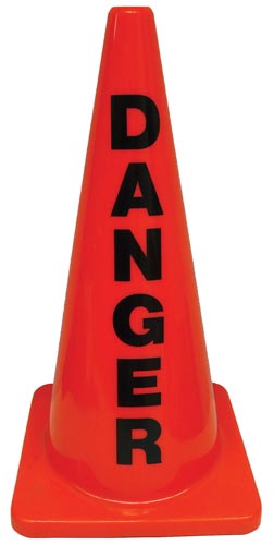 28" Message Cone - Danger