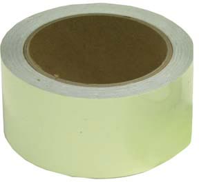 Yellow Glow-In-The-Dark Tape 2" x 10 Yards