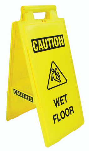 Fold-Up Floor Sign - Caution, Wet Floor