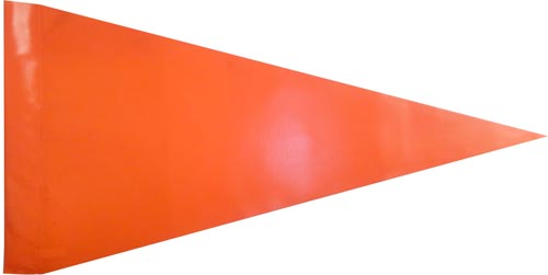 Orange Triangle Flag