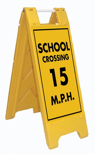 Fold-Up Sign - School Crossing