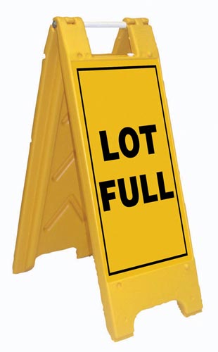 Fold-Up Sign - Lot Full